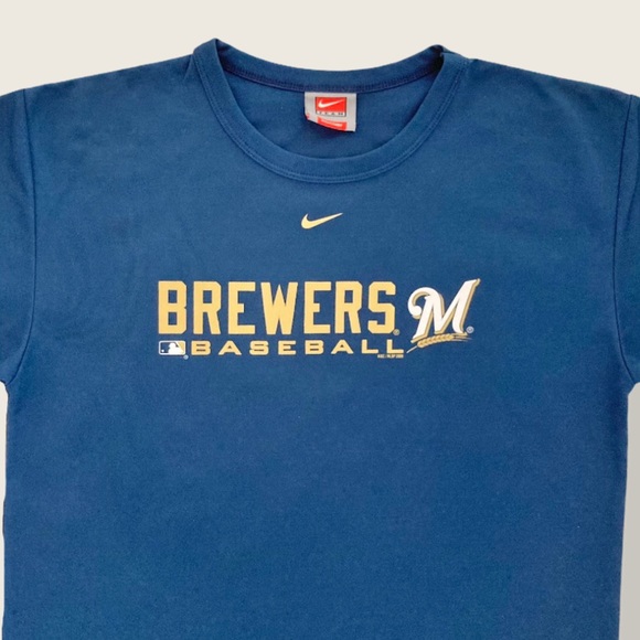 2000s Nike x Brewers Tee - Picture 3 of 10